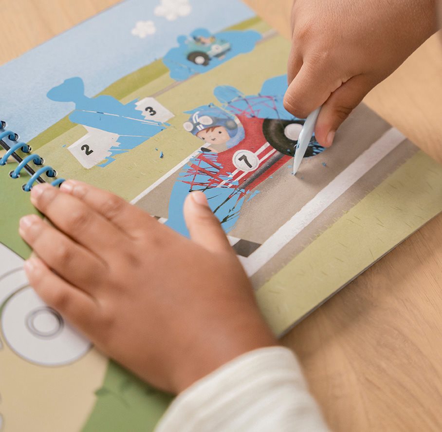 Little Dutch Kratzbuch Kratzen und Zeichnen Buch Jim & Friends