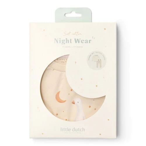 Little Dutch Zweiteiliger Schlafanzug Sand Gestreift