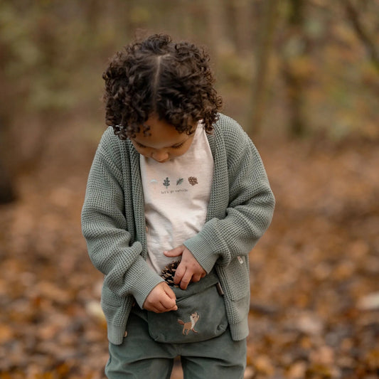 Hüfttasche Grün Forest Friends Little Durch