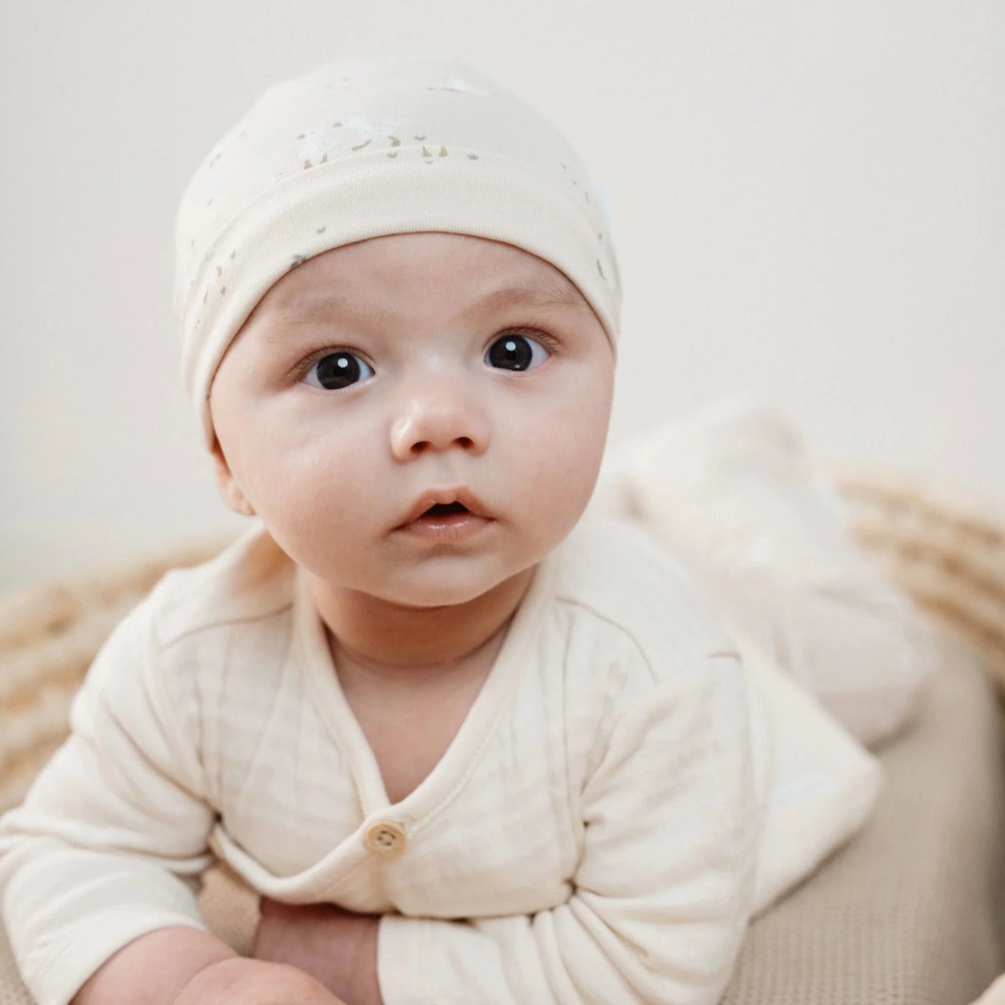 Little Dutch Mütze Beige Newborn Naturals Kleine Gans