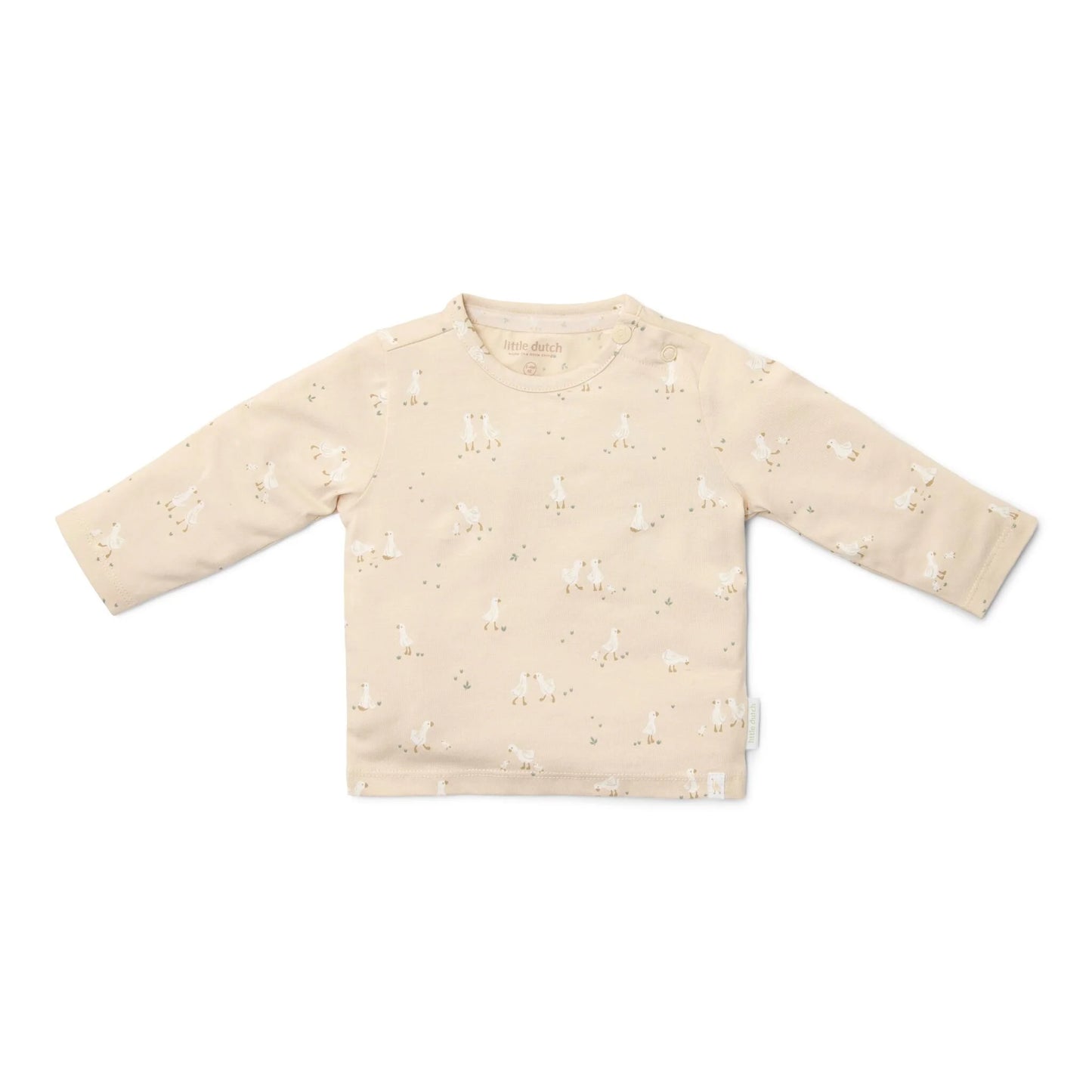 Little Dutch Shirt Beige Newborn Naturals Kleine Gans