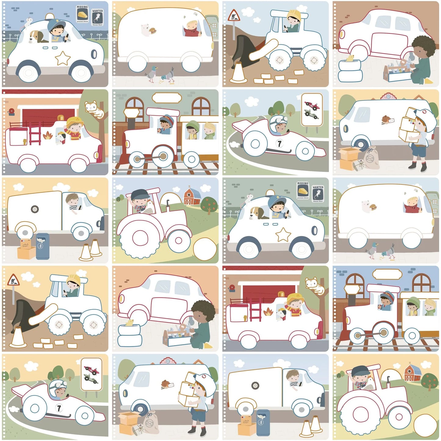 Little Dutch Malbuch Essentials Jim