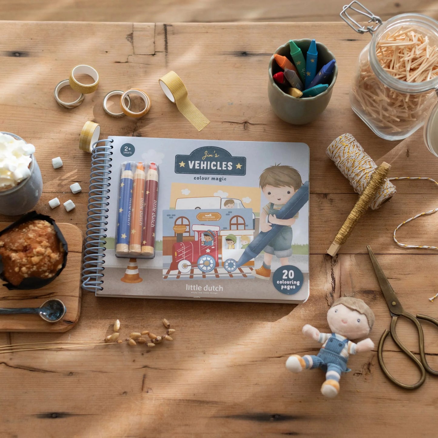 Little Dutch Malbuch Essentials Jim