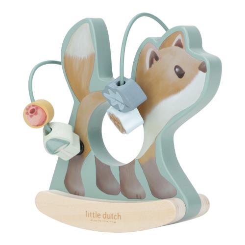 Little Dutch Holz Schaukeltier Fuchs blau Spirale Forest Friends