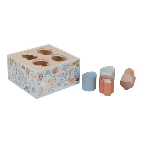 Little Dutch Formen Steckspiel Holz blau Forest Friends