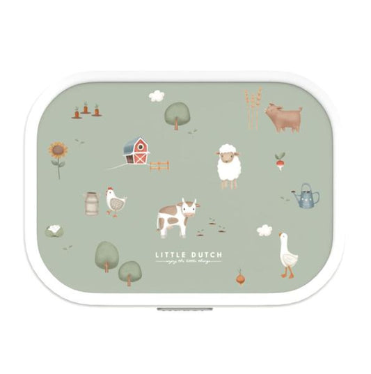 Little Dutch Brotdose Little Farm grün Mepal Lunchbox