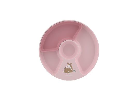 Little Dutch rosa Kinderteller mit Unterteilung Fairy Garden Mepal Mio