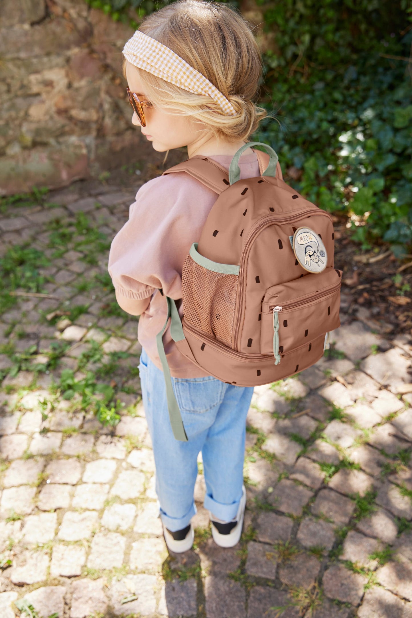 Kindergartenrucksack Mini Happy Prints Karamell Lässig