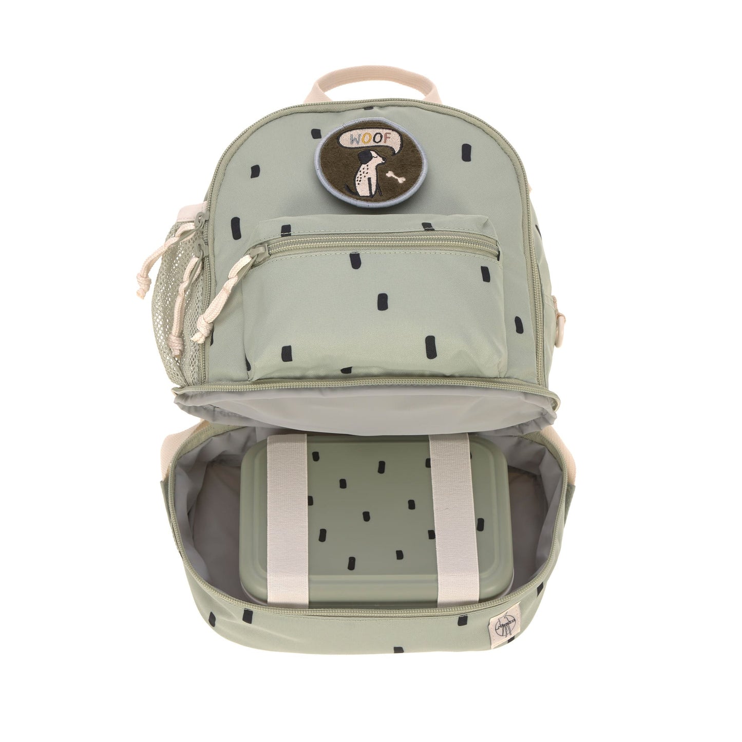 Kindergartenrucksack Mini Happy Prints Oliv Lässig