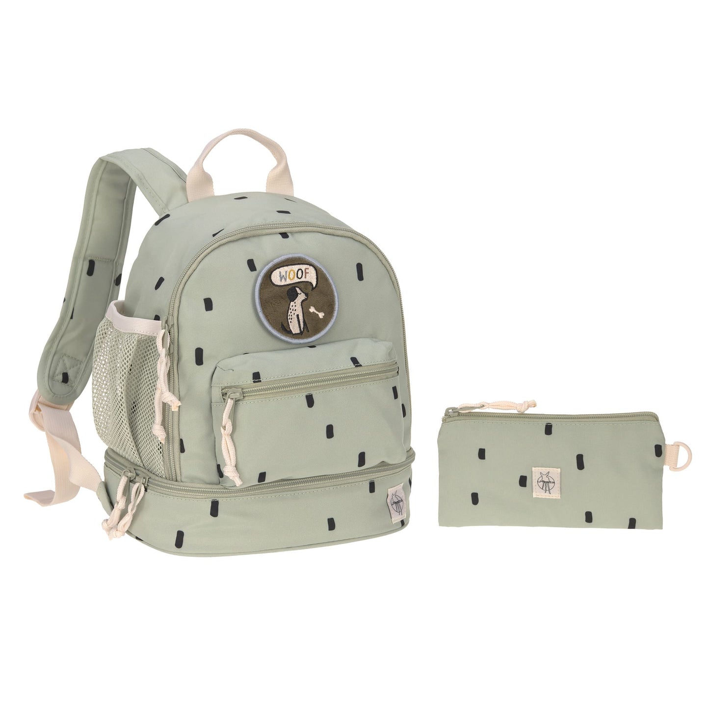 Kindergartenrucksack Mini Happy Prints Oliv Lässig