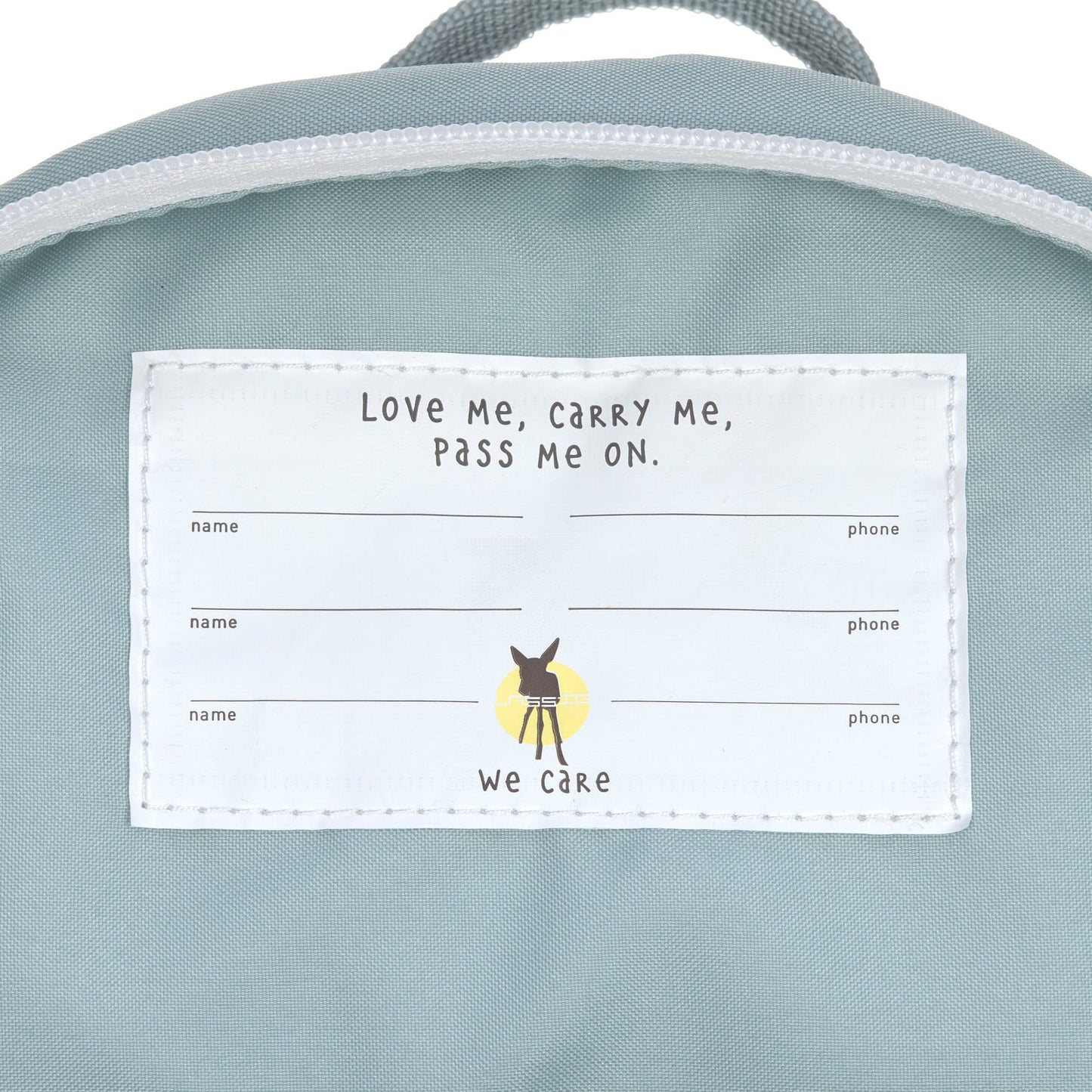 Kindergartenrucksack Tiny Pinguin Hellblau Lässig