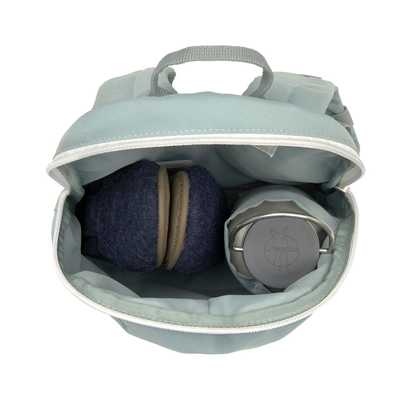 Kindergartenrucksack Tiny Pinguin Hellblau Lässig