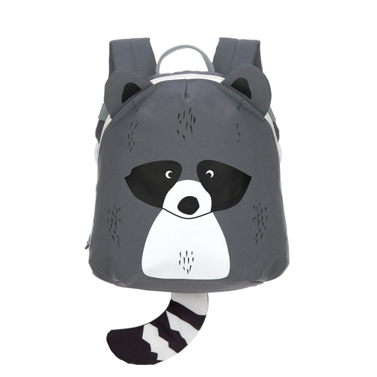 Kindergartenrucksack Tiny Waschbär Grau Lässig
