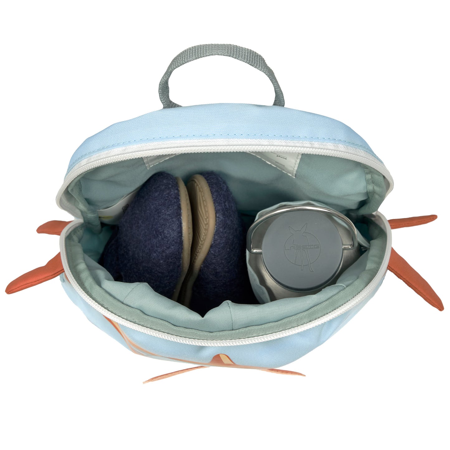 Kindergartenrucksack Tiny Propeller Flugzeug Blau Lässig