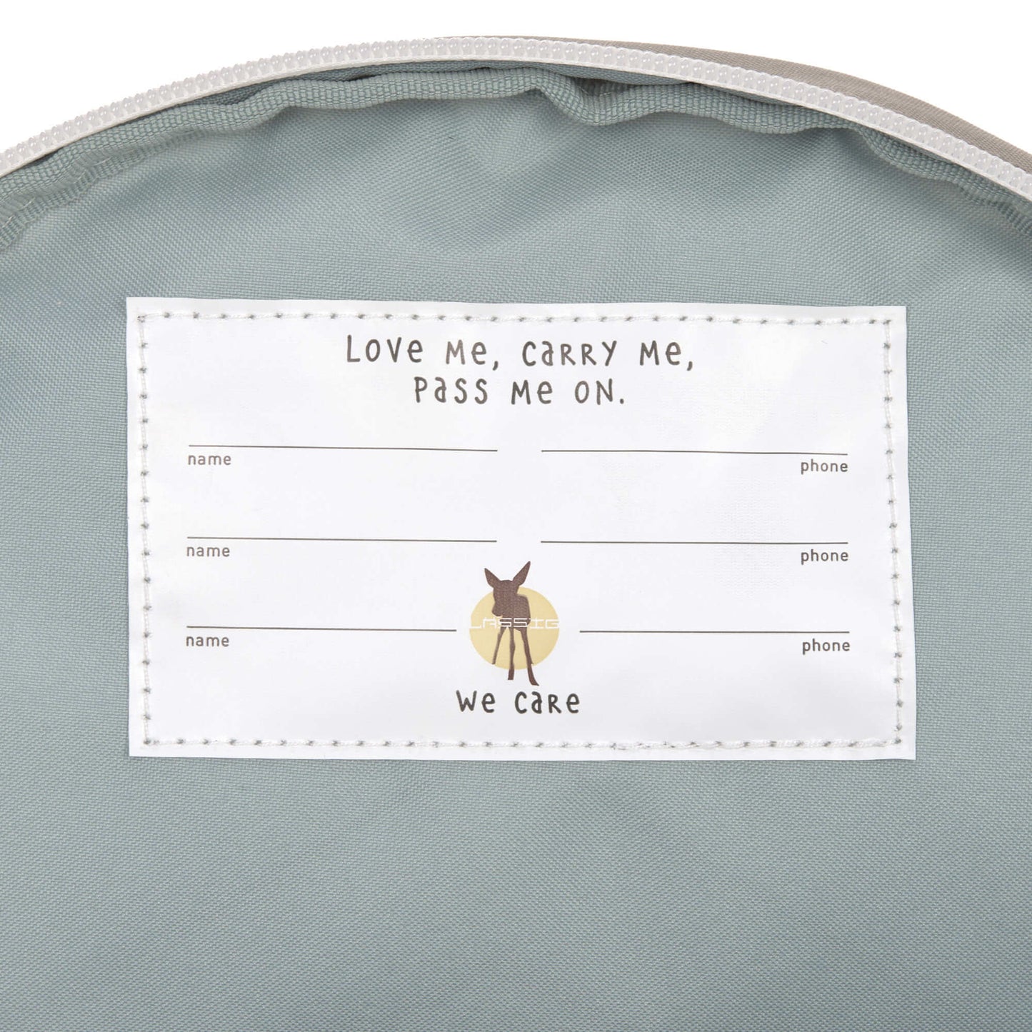 Kindergartenrucksack Tiny Drache Grün Lässig