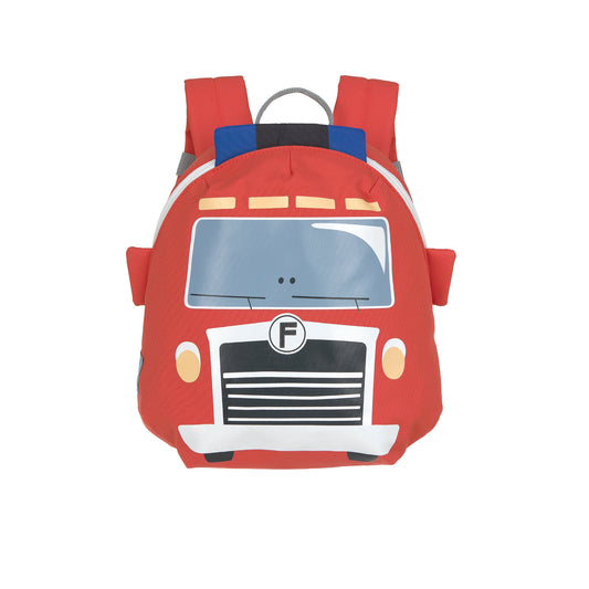 Kindergartenrucksack Tiny Feuerwehrauto Rot Lässig