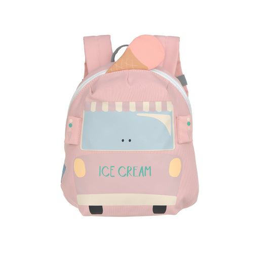 Kindergartenrucksack Tiny Eiswagen Rosa Lässig