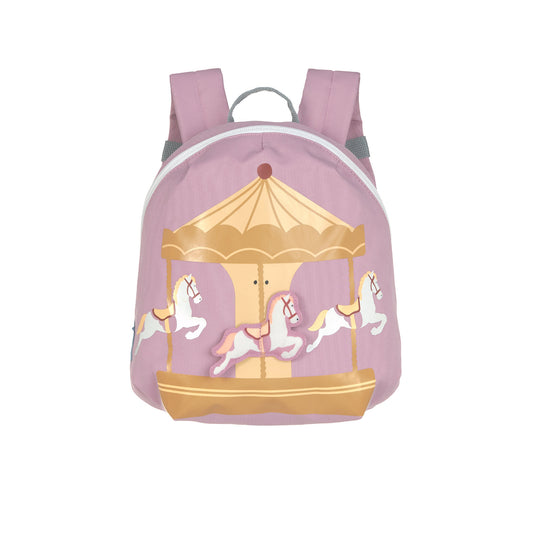 Kindergartenrucksack Tiny Karussell Lila Lässig