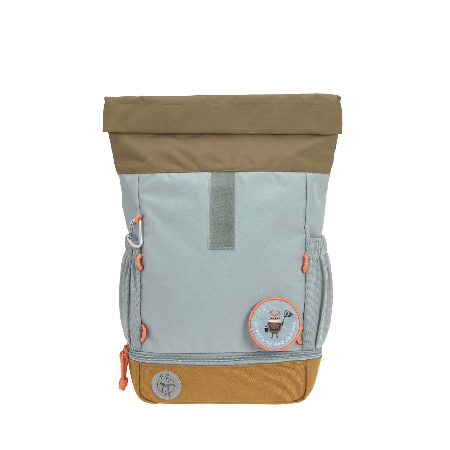Kindergartenrucksack Rolltop Nature Hellblau Lässig