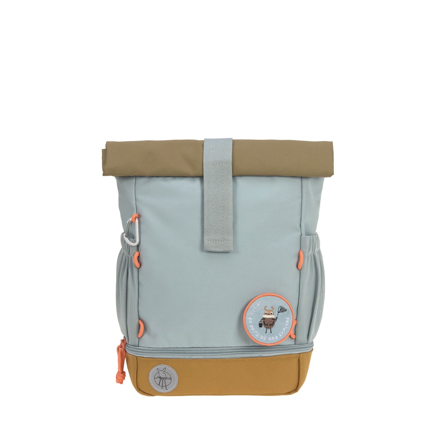 Kindergartenrucksack Rolltop Nature Hellblau Lässig