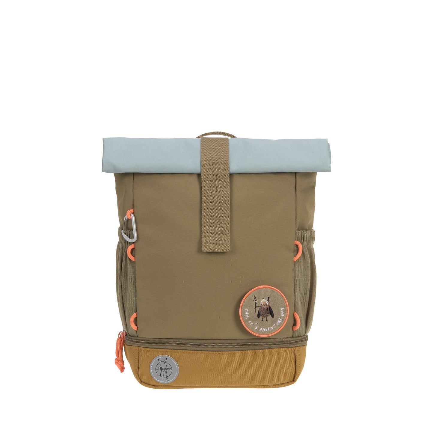 Kindergartenrucksack Rolltop Nature Oliv Lässig