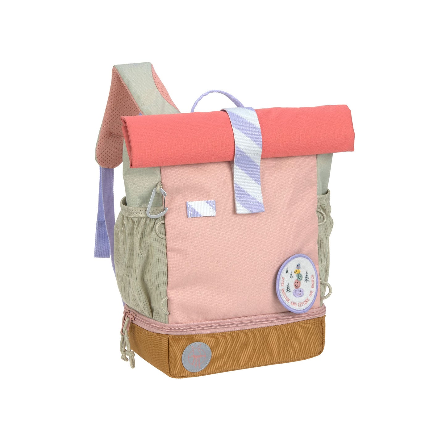 Kindergartenrucksack Rolltop Sunny Explorer Rosa Pink Lässig