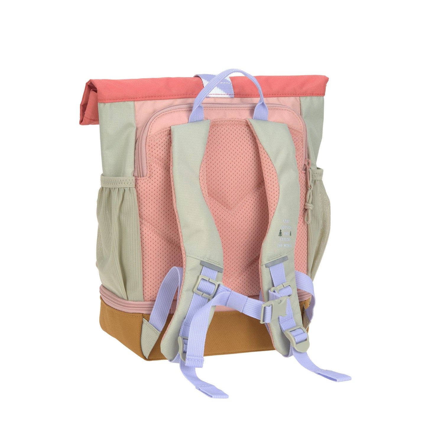 Kindergartenrucksack Rolltop Sunny Explorer Rosa Pink Lässig