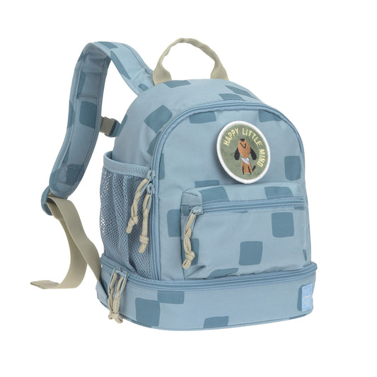 Kindergartenrucksack Mini Pattern Party Blau