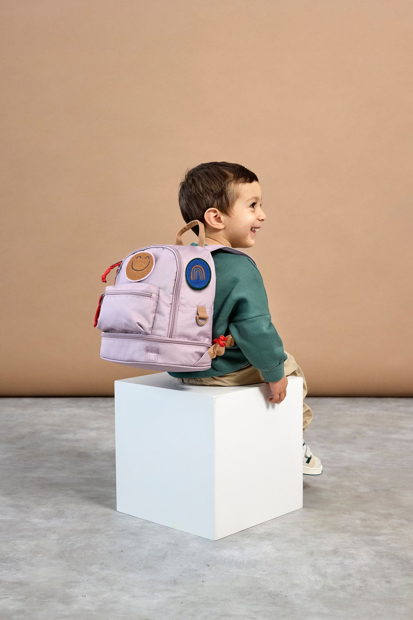 Kindergartenrucksack Mini Little Gang Lila Lässig