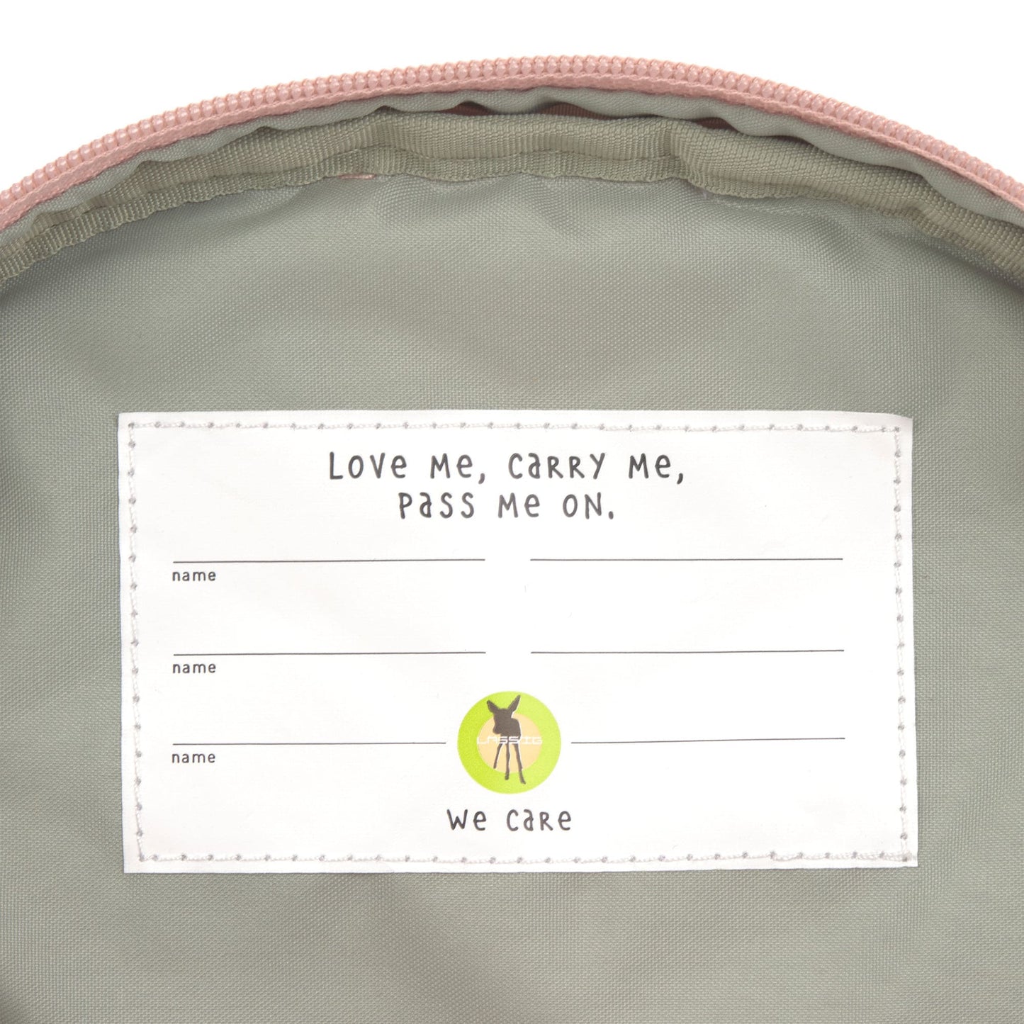 Kindergartenrucksack Mini Pattern Party Rosa