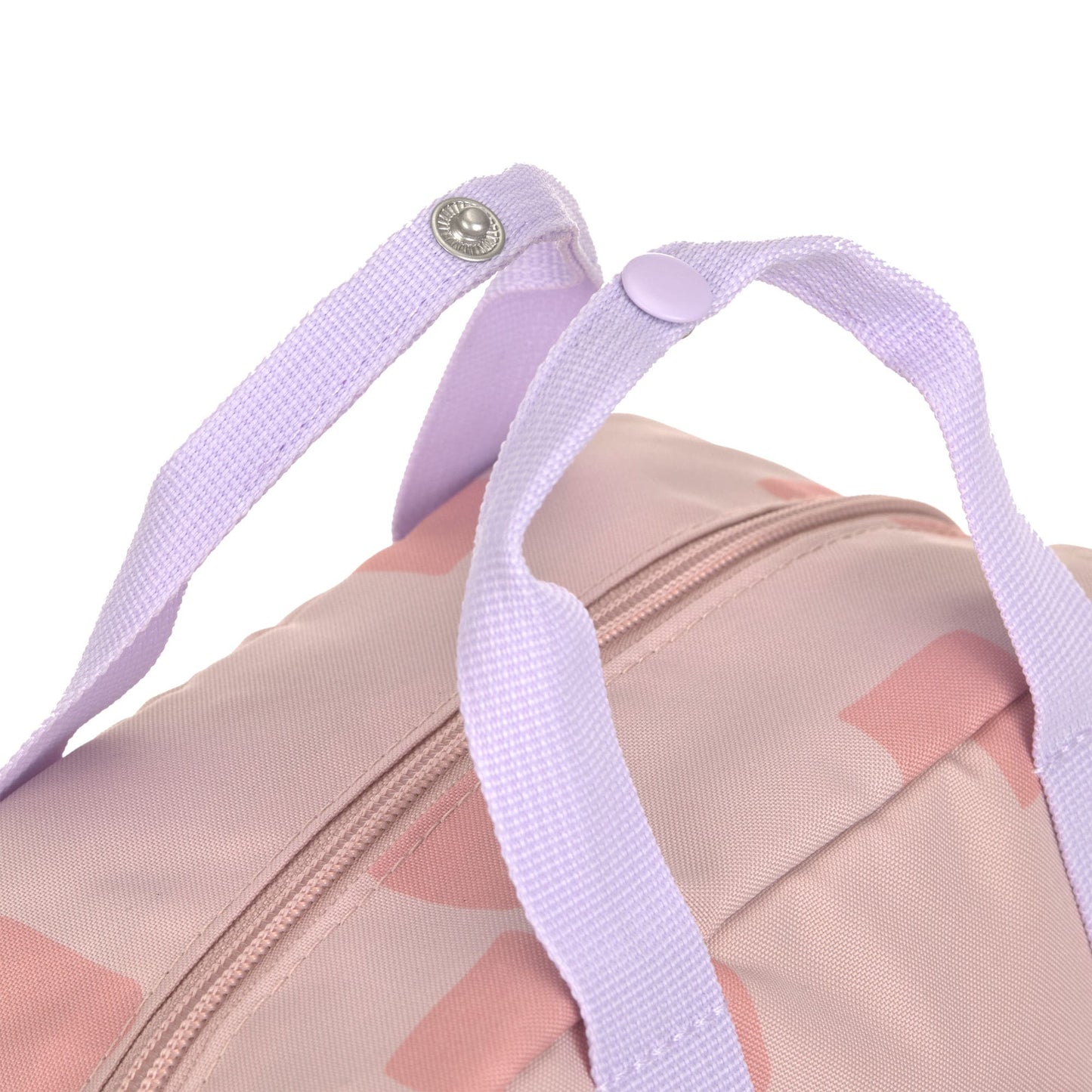 Kindergartenrucksack Square Pattern Party Rosa