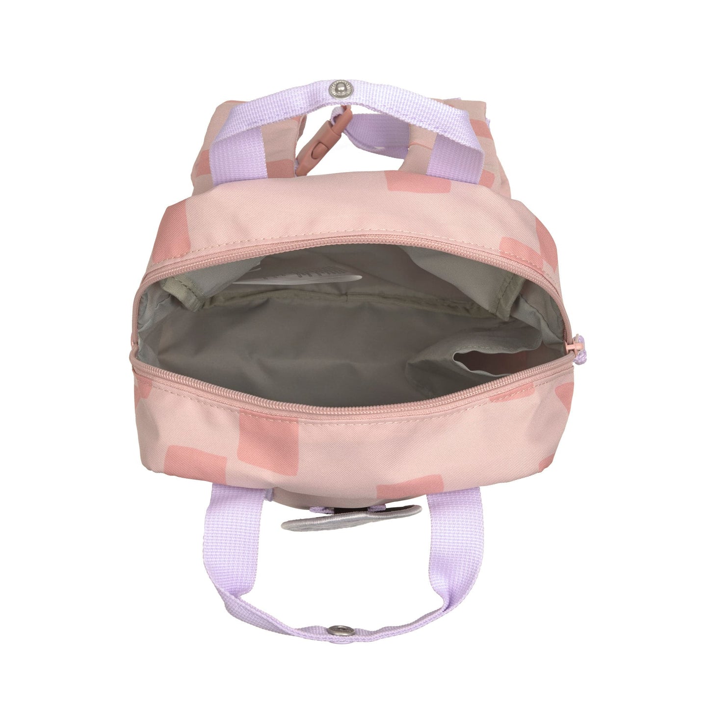 Kindergartenrucksack Square Pattern Party Rosa