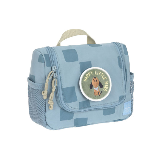 Kulturbeutel Kinder Pattern Party Blau Lässig