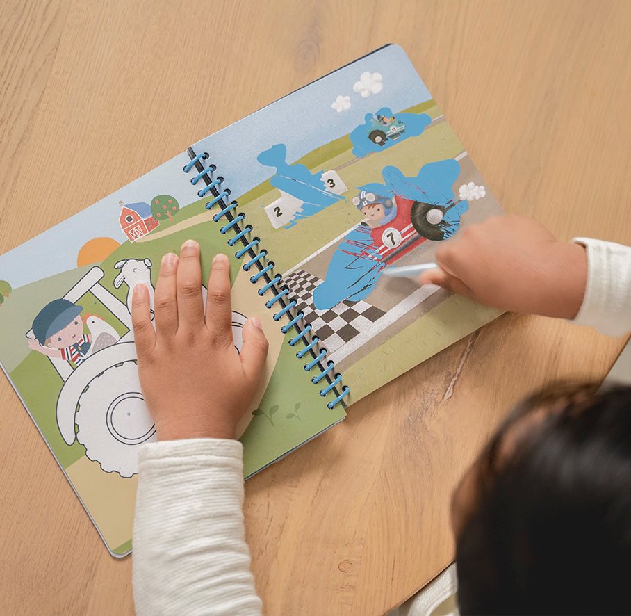 Little Dutch Kratzbuch Kratzen und Zeichnen Buch Jim & Friends