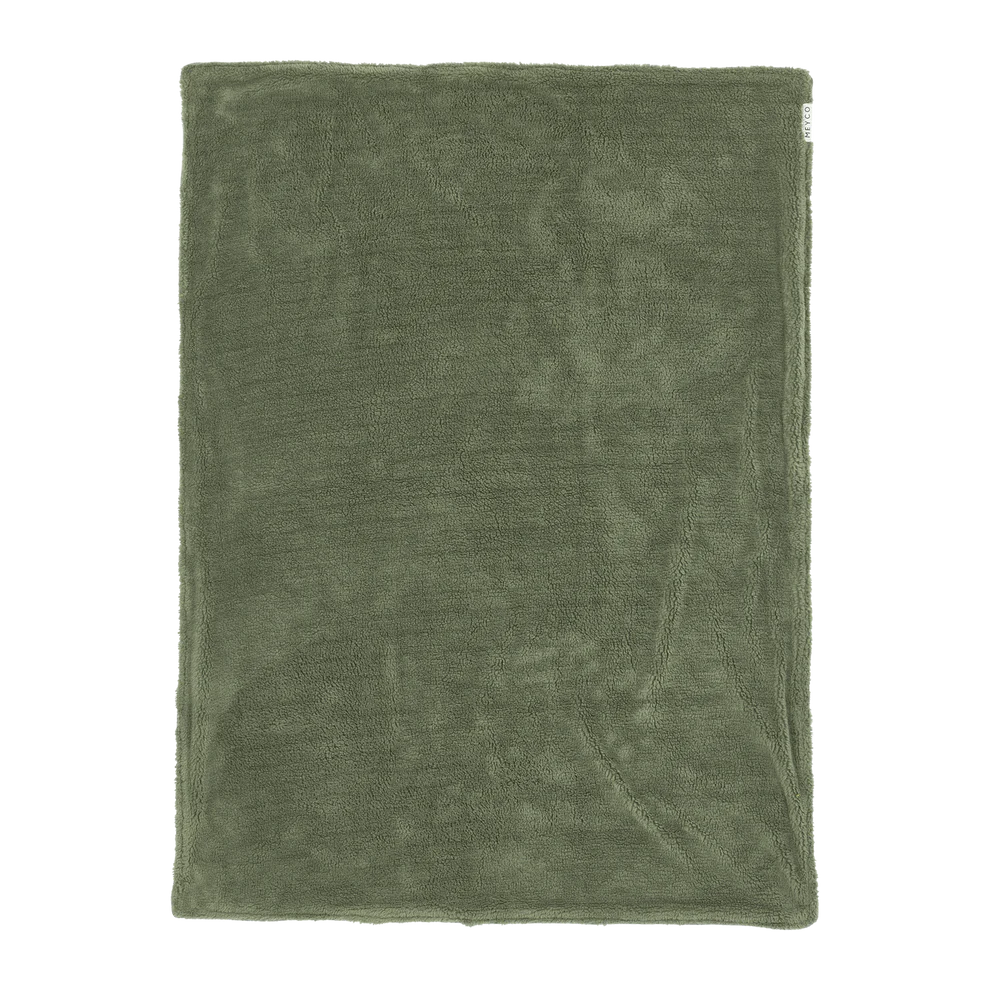 Decke Mini Knoten Teddy Waldgrün 2.0 TOG Meyco