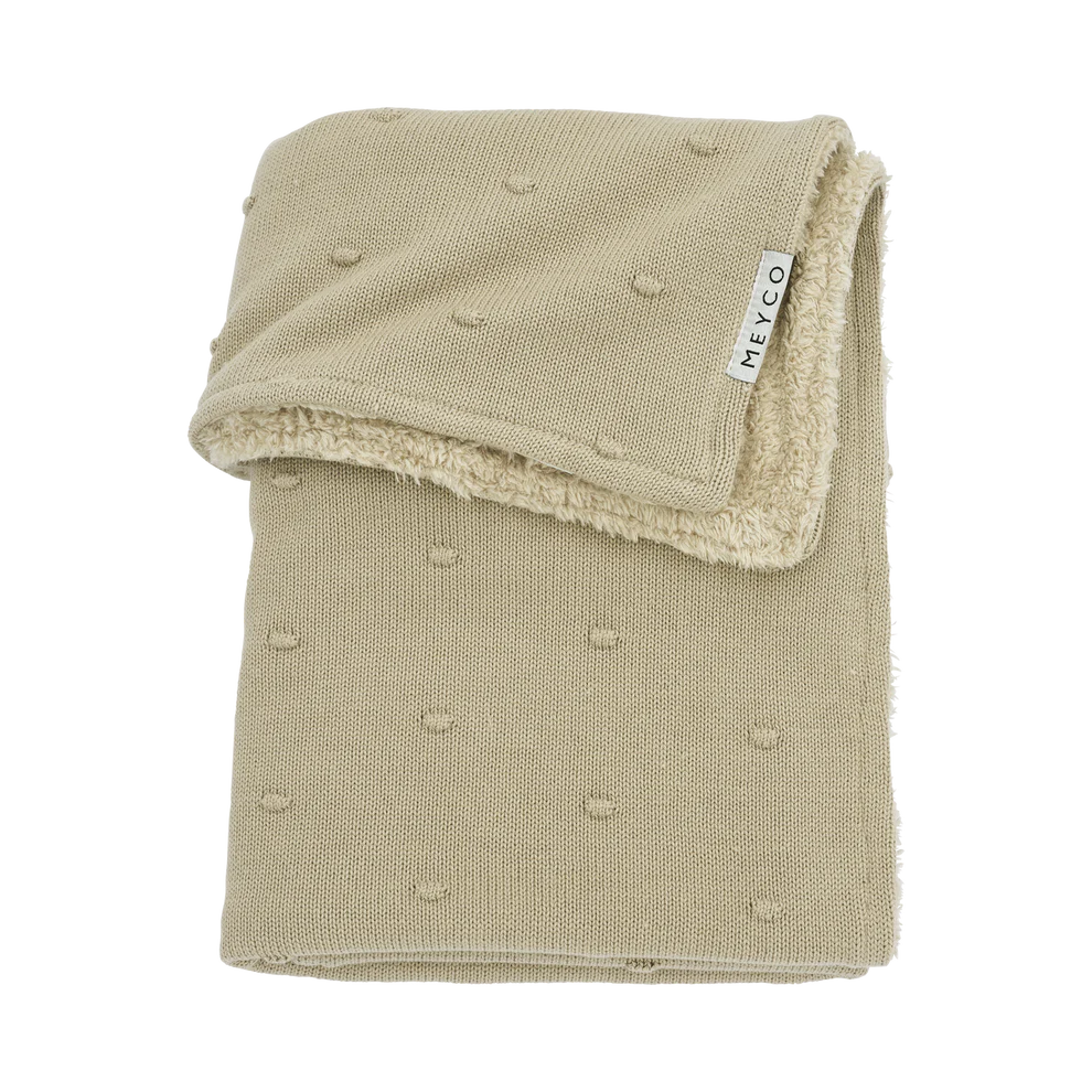 Decke Mini Knoten Teddy Sand 2.0 TOG Meyco