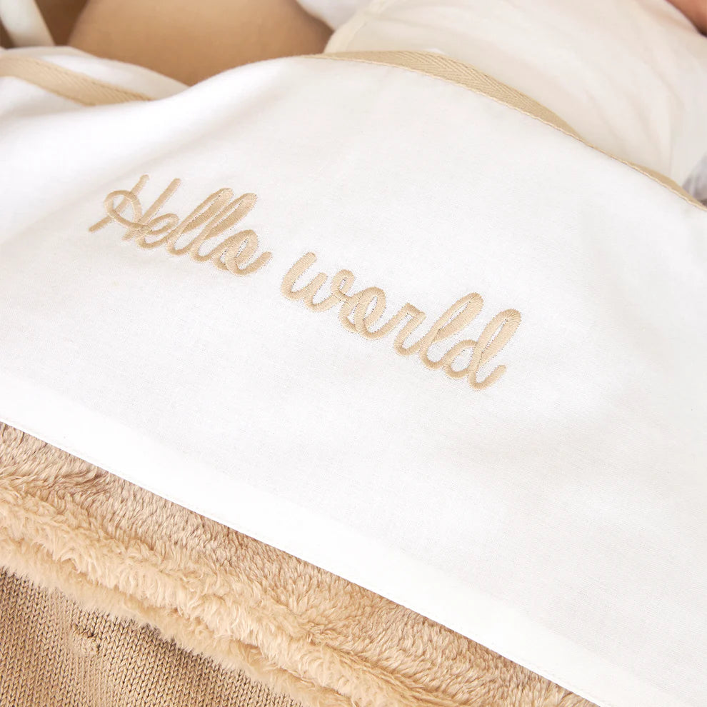 Decke Mini Knoten Teddy Sand 2.0 TOG Meyco