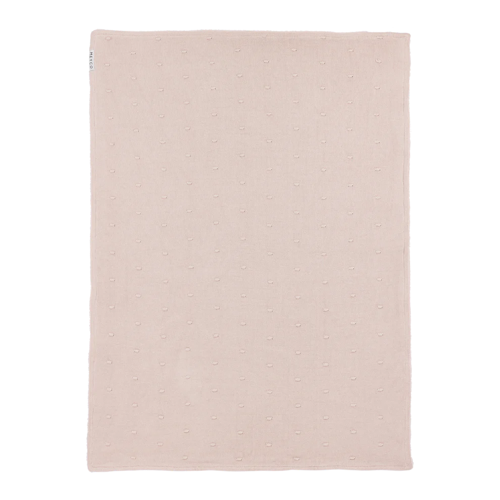 Decke Mini Knots Teddy Soft Pink 2.0 TOG Meyco