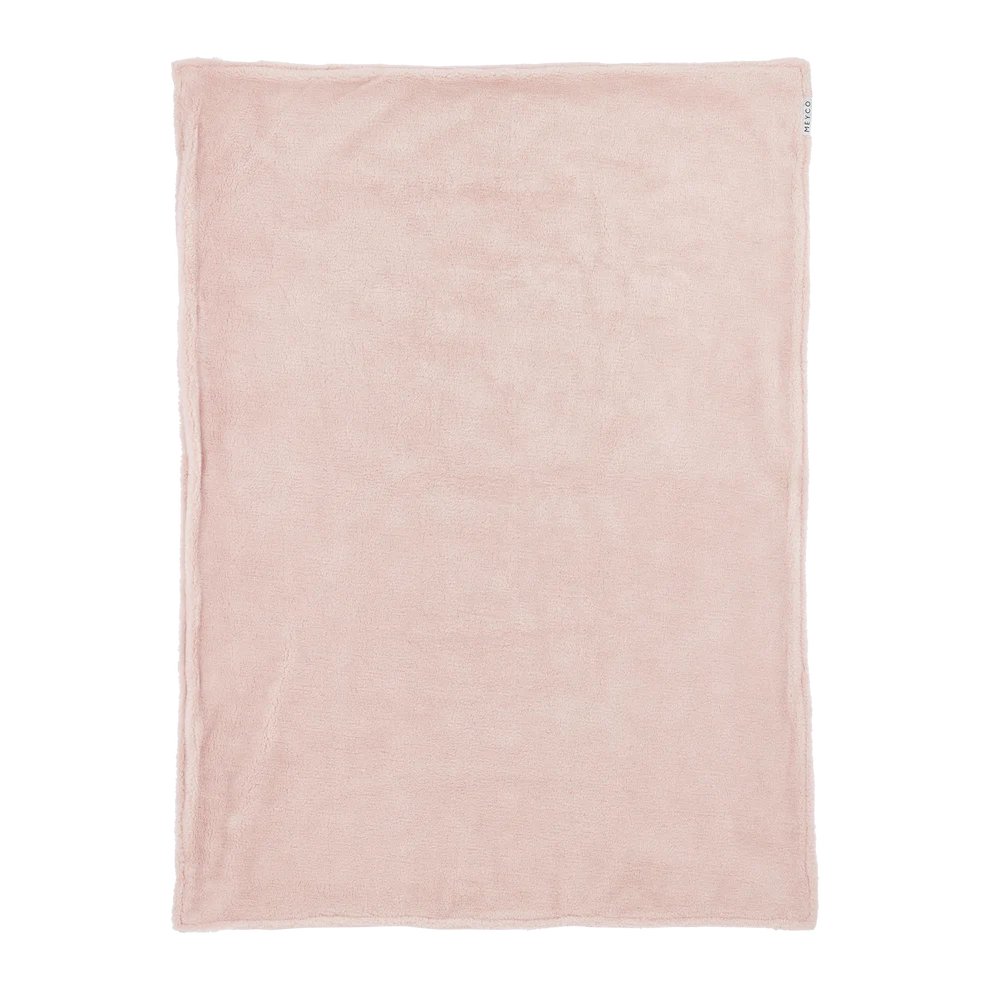 Decke Mini Knots Teddy Soft Pink 2.0 TOG Meyco