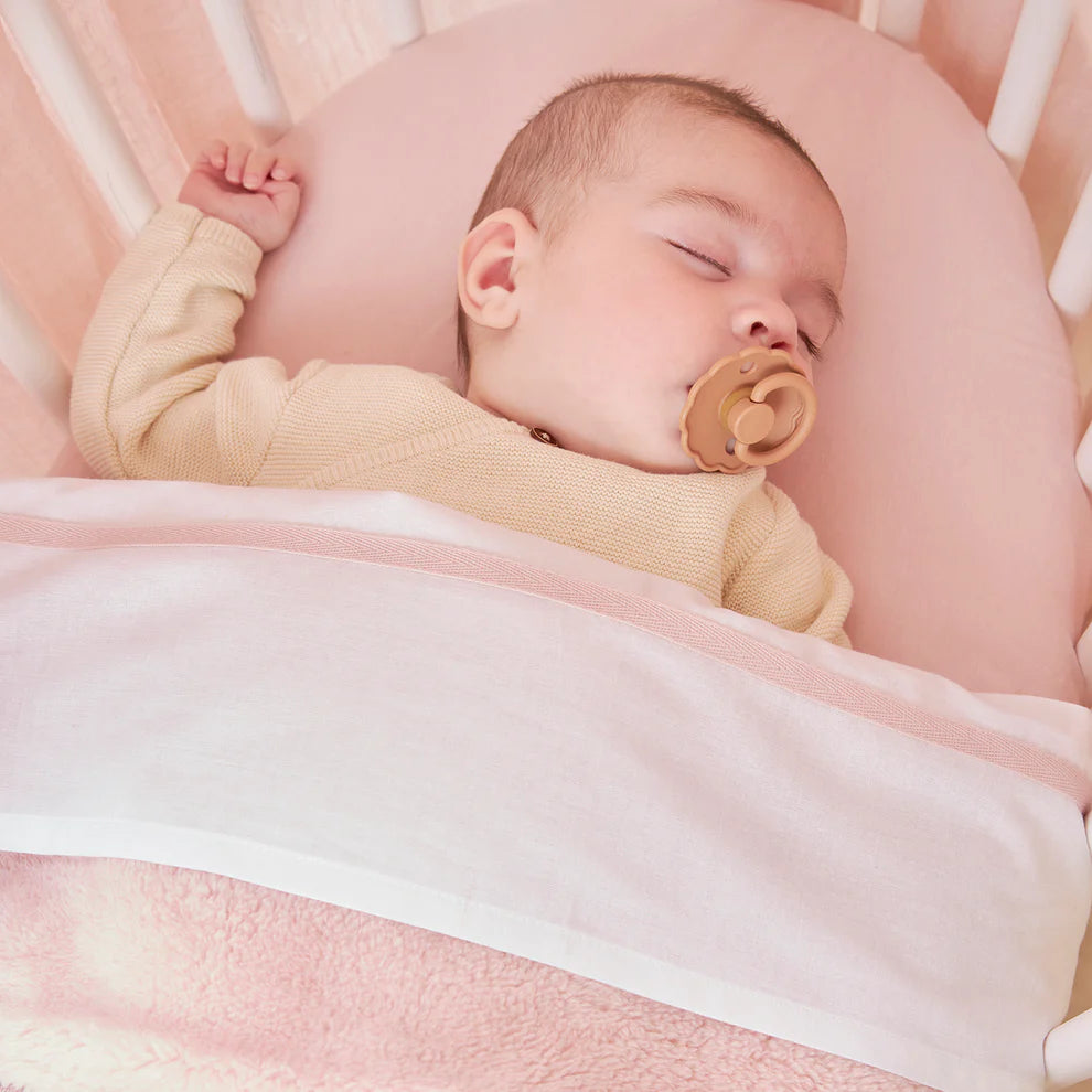 Decke Mini Knots Teddy Soft Pink 2.0 TOG Meyco