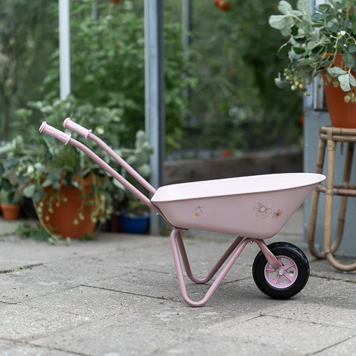 Little Dutch rosa Garten Schubkarre Metall Fairy Garden