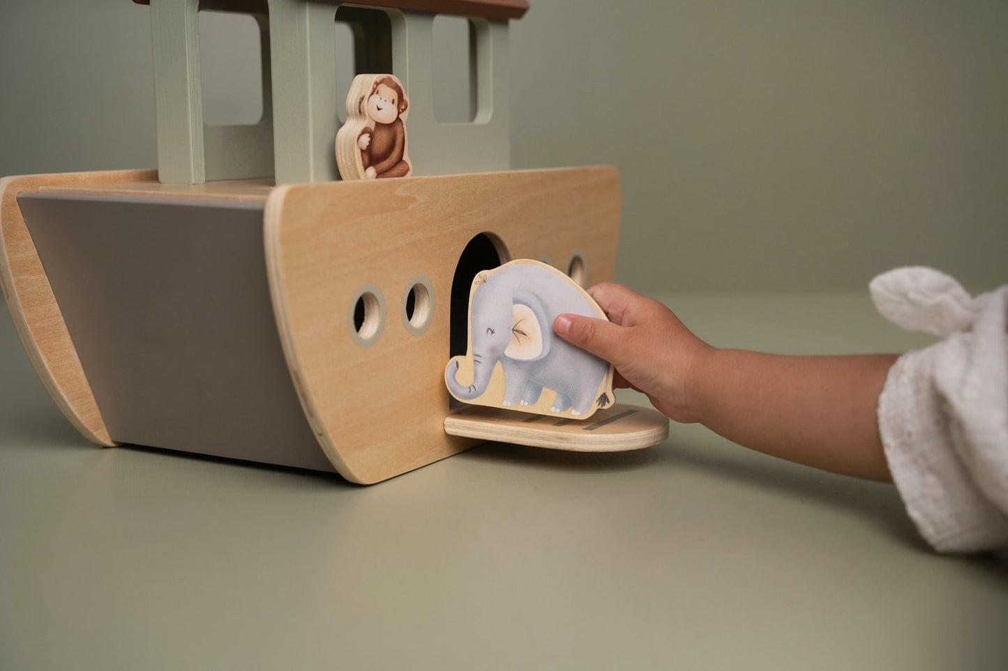 Arche Noah Holz Zur Taufe Little Dutch