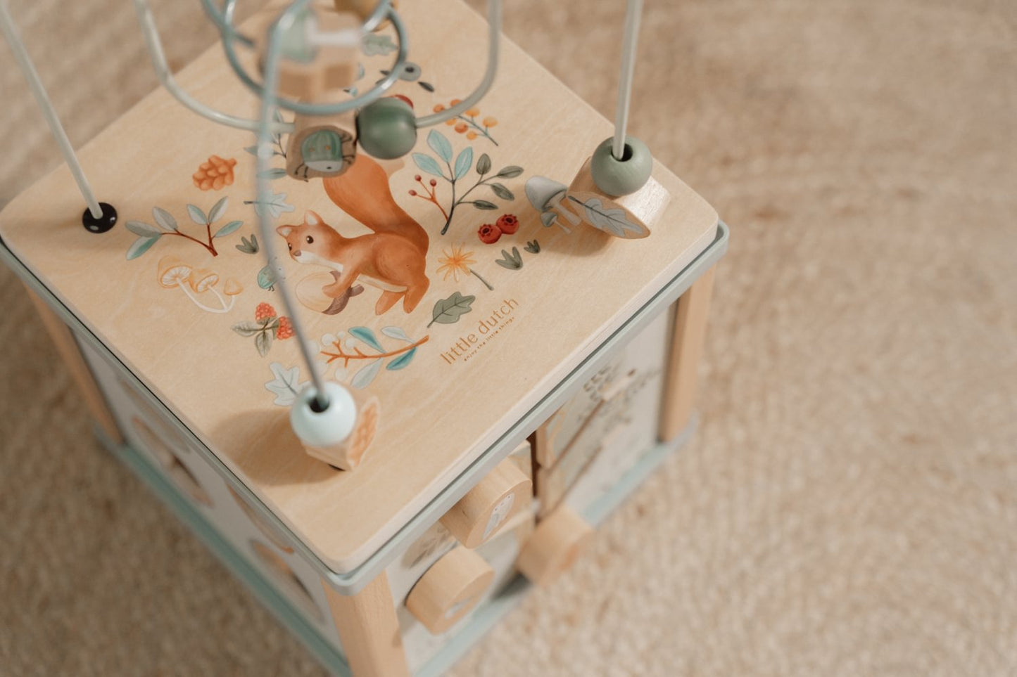 Motorikwürfel Forest Friends "Zur Taufe" Little Dutch