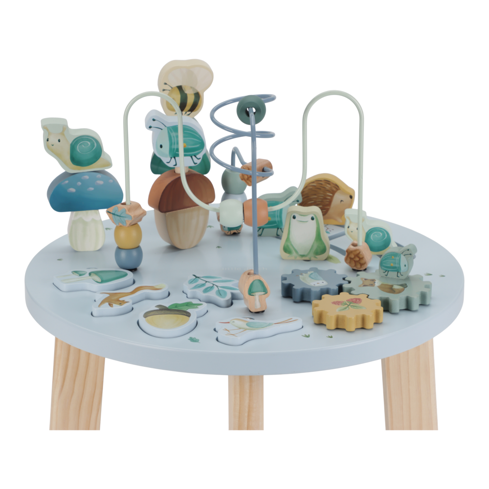 Aktivitäten Tisch Forest Friends mit Namen Little Dutch