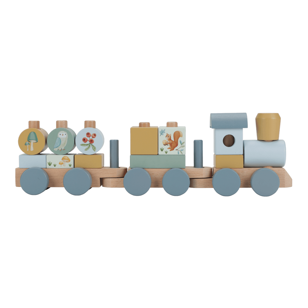 Holz Zug Forest Friends "Zur Geburt" Little Dutch