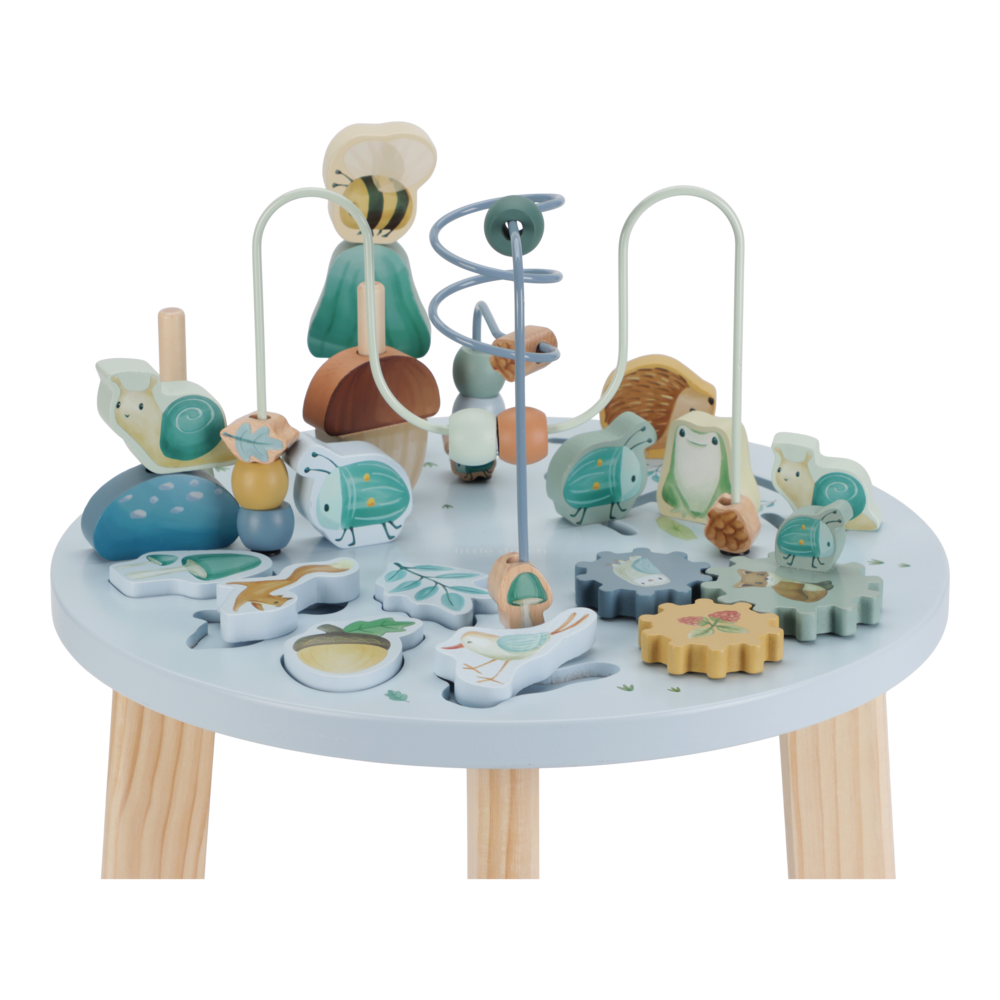 Aktivitäten Tisch Forest Friends mit Namen Little Dutch
