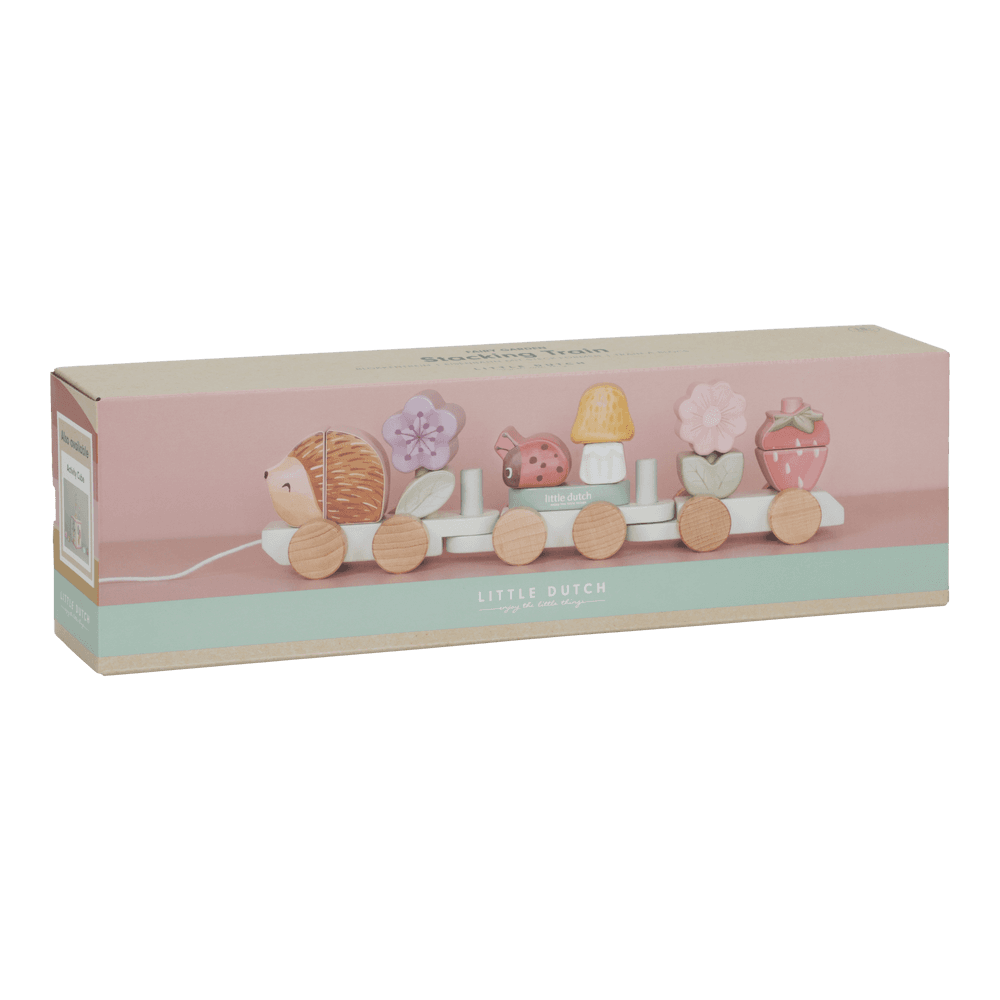 Holz Zug Igel Fairy Garden "Zur Taufe" Little Dutch