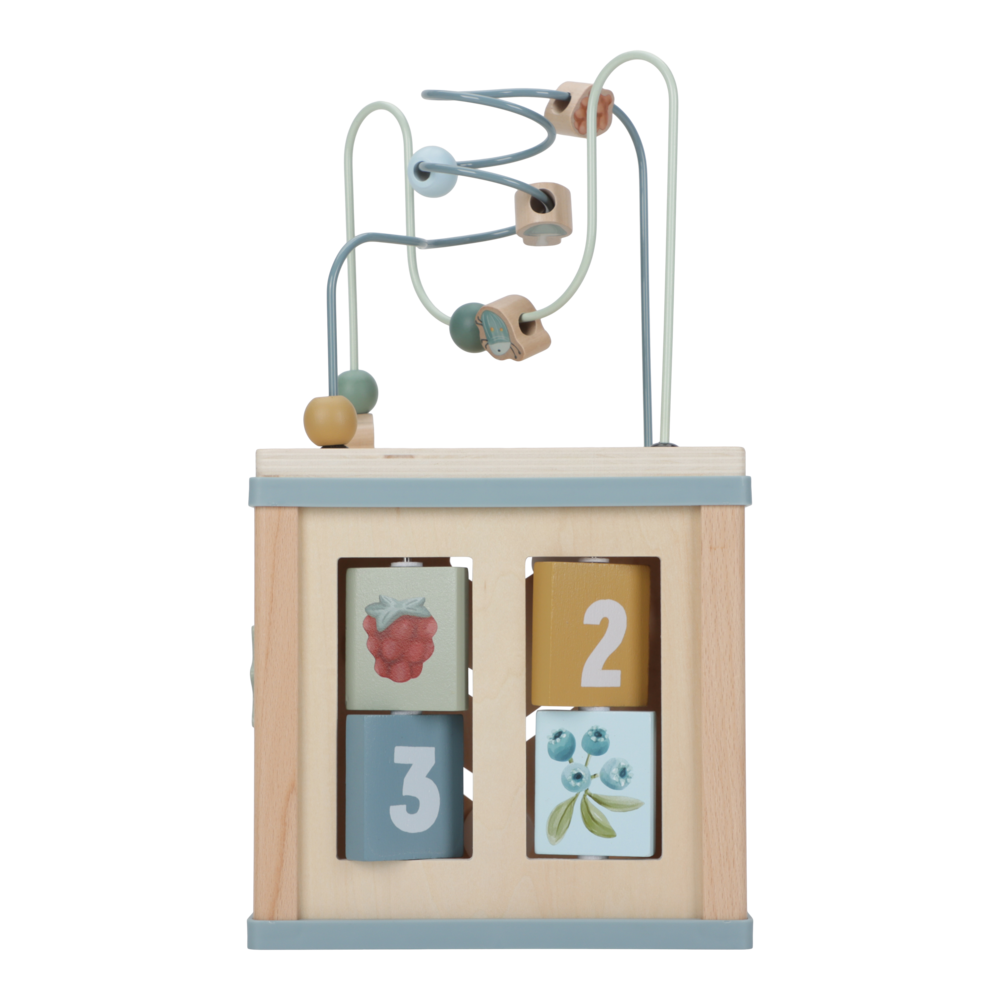 Motorikwürfel Forest Friends "Zur Geburt" Little Dutch