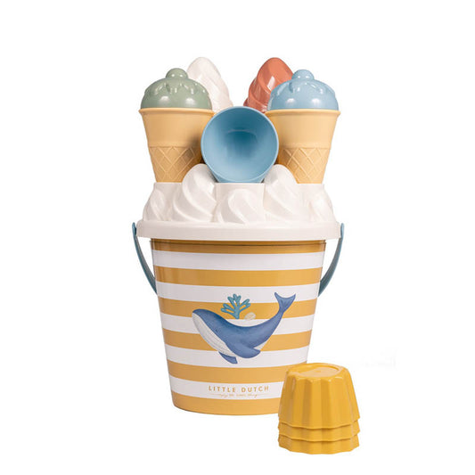 Little Dutch Eiscreme Eimer Set blau