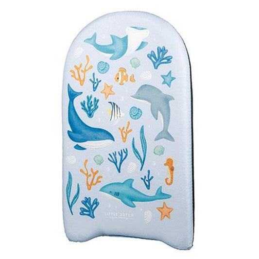 Little Dutch Schwimmbrett blau Kinder Bodyboard Ocean Dreams Blue